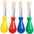 Creativ company http: www.cchobby.nl kinderkwasten-l-11-5-cm-d-13-mm-b-11-mm-rond-4-stuk-1-doos
