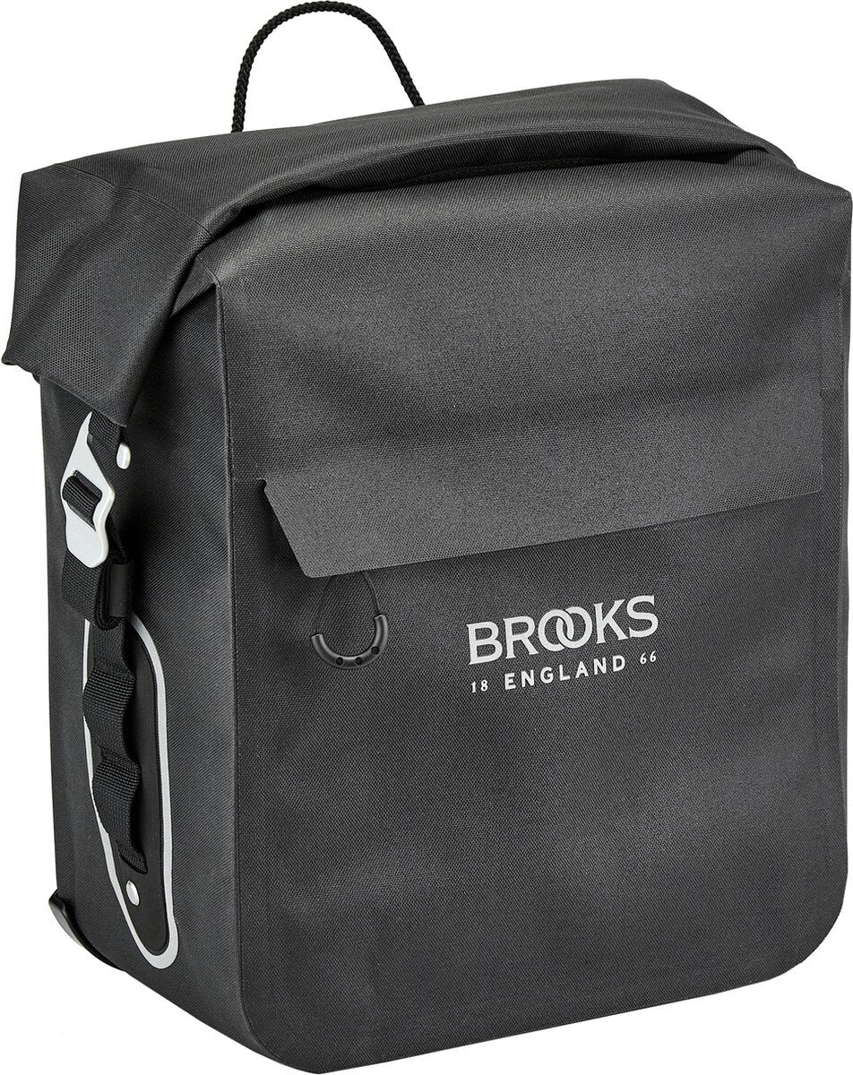Brooks Scape Packtaschen Schwarz - wasserdichte Tasche für Tourenräder (10-13L)