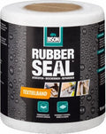 Bison rubber seal textielband - afdichten beschermen en repareren, textieltape 10 cm x 10 m, werkt goed met rubber seal, oppervlakken waterdicht maken