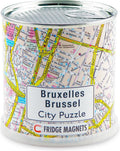 City puzzle brussel - puzzel - magnetisch - 100 puzzelstukjes