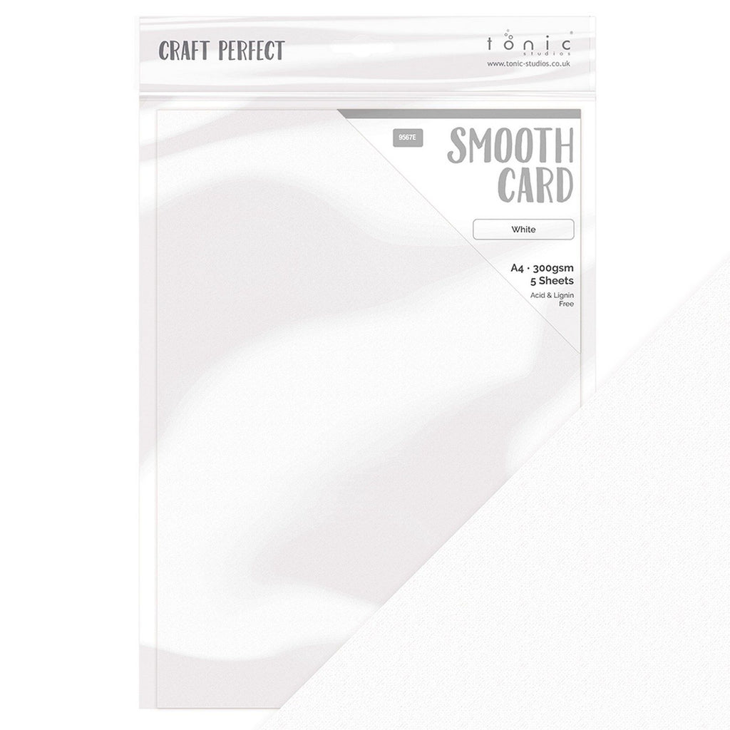 Craft perfect by tonic studios craft perfect • smooth card a4 300g white 5pcs