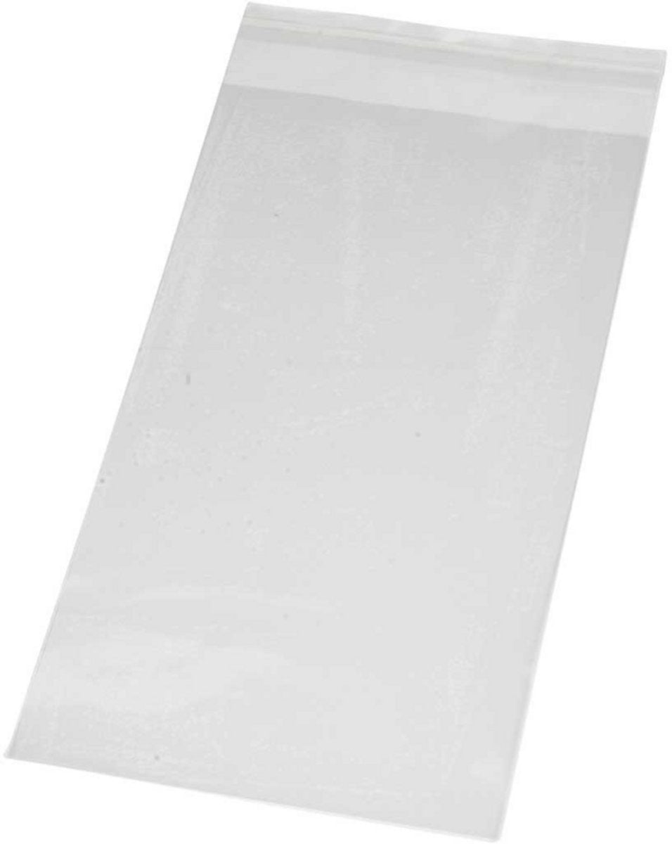 Creativ company cc cellophane bag, h: 22 cm, w: 12 cm, thickness 25 my, 200 pc 1 pack