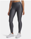 Under armour tech hirise legging-gry dames sportbroek - castlerock - zwart