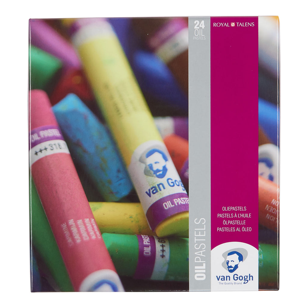Van gogh basisset oliepastels met 24 kleuren