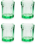 Serax - paola navone fish fish - glas m - groen - 7 ø - 22cl - 4 stuks