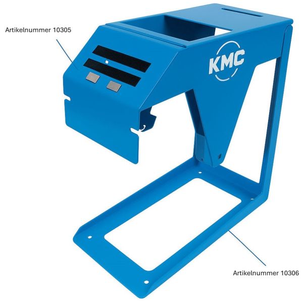 KMC Kettenrollenhalter zur Wandmontage – Blau – Werkstatt-Kettenrolle