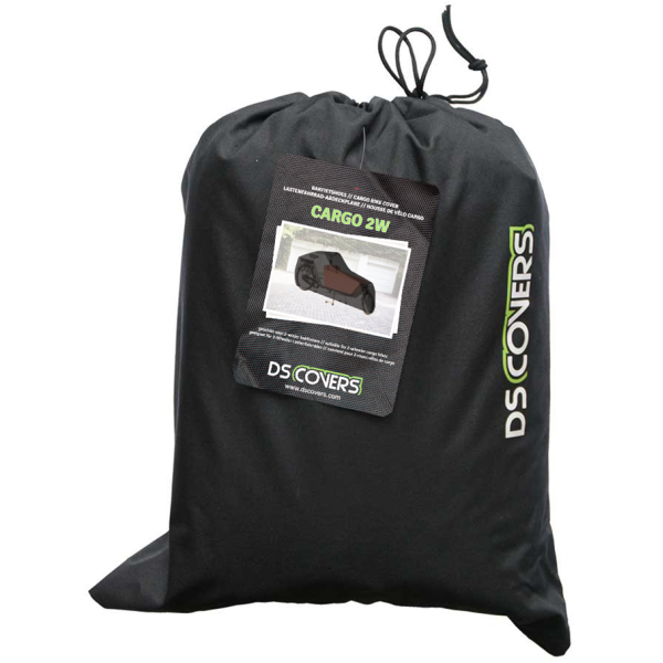 Ds covers cargo bike cover for doubke-track bike with 3 wheels without built-in rain cover black