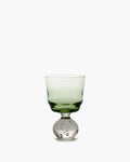 Serax - bela silva - eternal snow - waterglas s - groen - 6 ø - 6 stuks