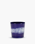 Serax - ottolenghi feast - koffiekop - donkerblauw wit - 7 ø - 25cl - 4 stuks