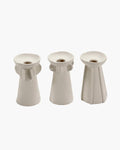 Serax - marie michielssen marie - vaas assortiment - beige - 8 ø - h 14cm - 3 stuks