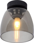Lucide tyler - plafonnière (plafondlamp) badkamer - ø 16,1 cm - 1xg9 - ip44 - zwart