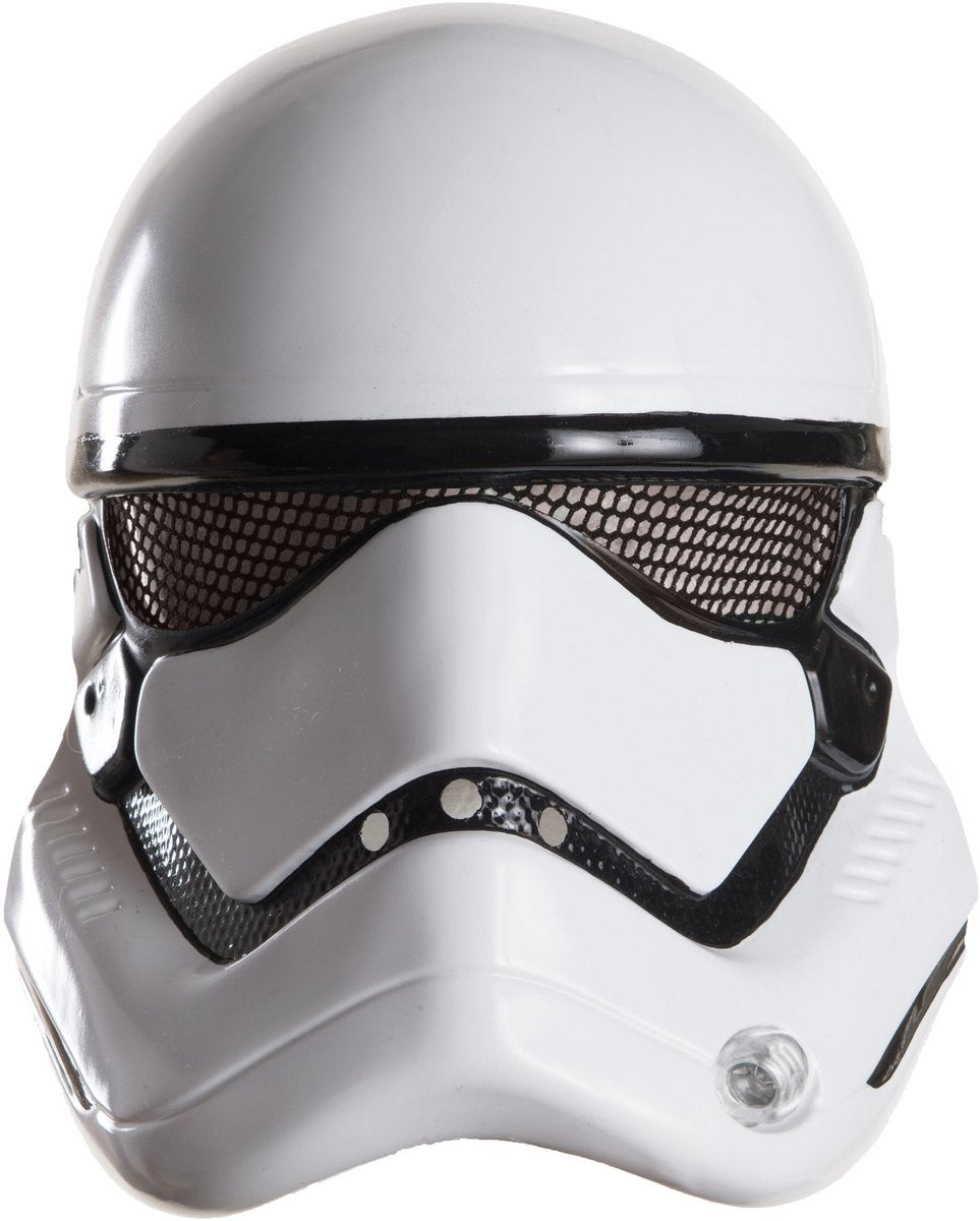 Vegaoo stormtrooper - star wars vii™ masker 1 2 voor volwassenen - verkleedmasker - one size