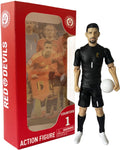Megableu actiefiguur rode duivels - thibaut courtois - voetbalpop met bewegende ledematen - officiële merchandise