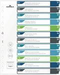 Durable 679627 register din a4+ 1-12 meerdere kleuren 12 tabbladen 679627