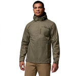 Columbia pouring adventure™ iii jacket heren outdoorjas - stone green l