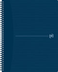 Oxford origins - duurzaam notitieboek - a4+ - geruit - 5mm - 70 vel - blauw