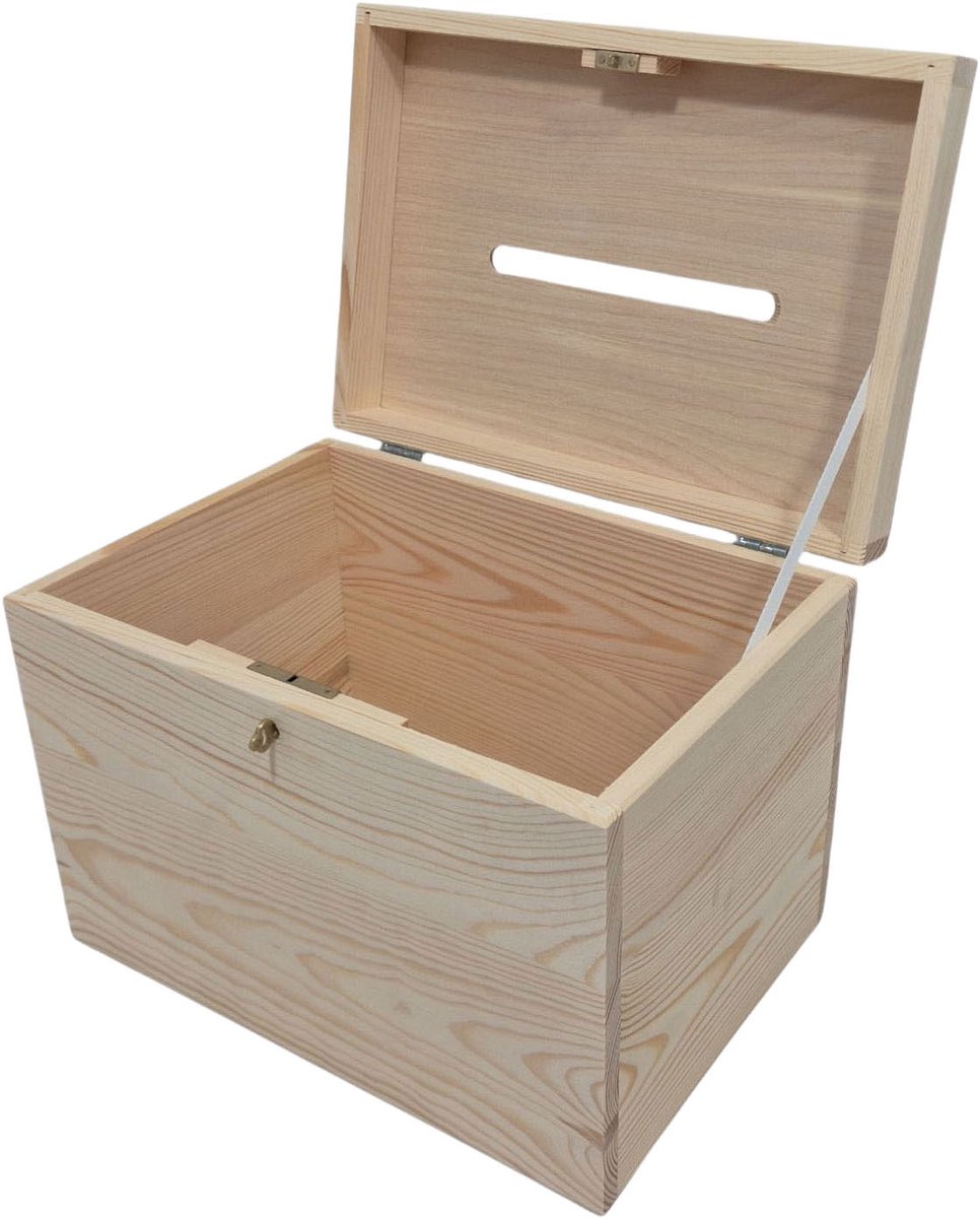 Sperrholz-Briefumschlagbox mit Schloss