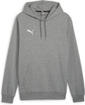 Puma teamgoal casuals hoody heren sporttrui - medium gray heather- white