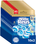 Witte reus wellness scents vitality toiletblok 100g - wc blokjes - voordeelverpakking - 2x10 stuks