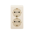 Ac stopcontt 2-voudig + ra opbouw