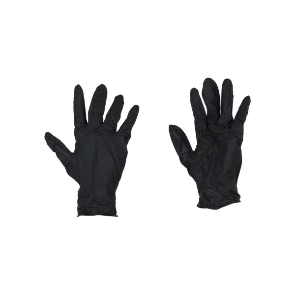 Ac wegwerphandschoen nitryl blk xl