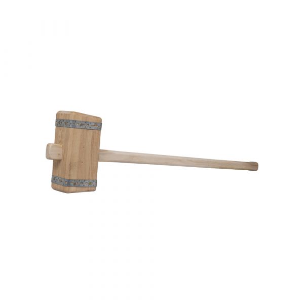 Gartenhammer quadratisch mit Stahl 110 cm.