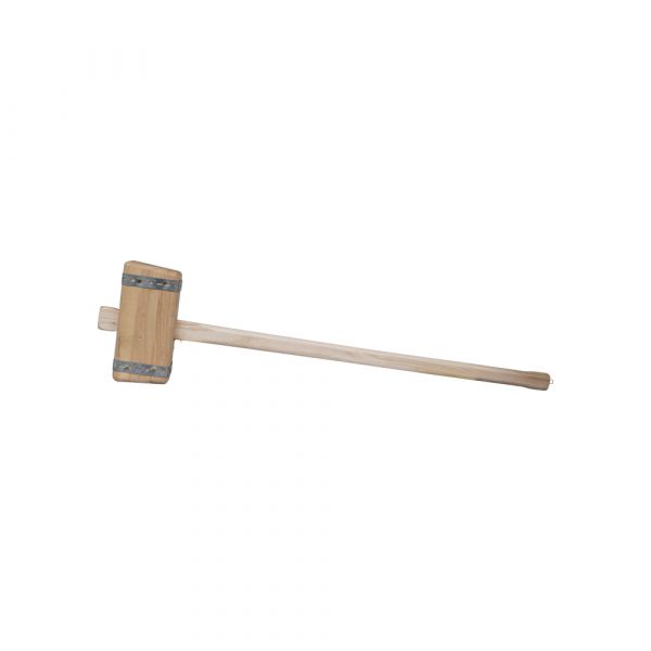 Gartenhammer quadratisch mit Stahl 110 cm.