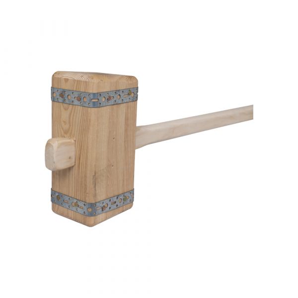 Gartenhammer quadratisch mit Stahl 110 cm.