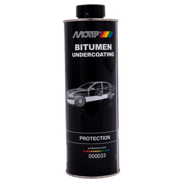 Bitumen coating, 1000 ml. motip