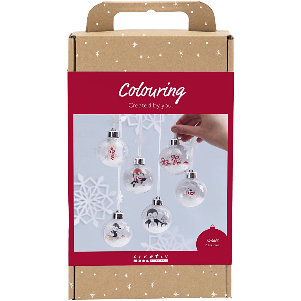 Creativ company hobbyset kerstballen versieren