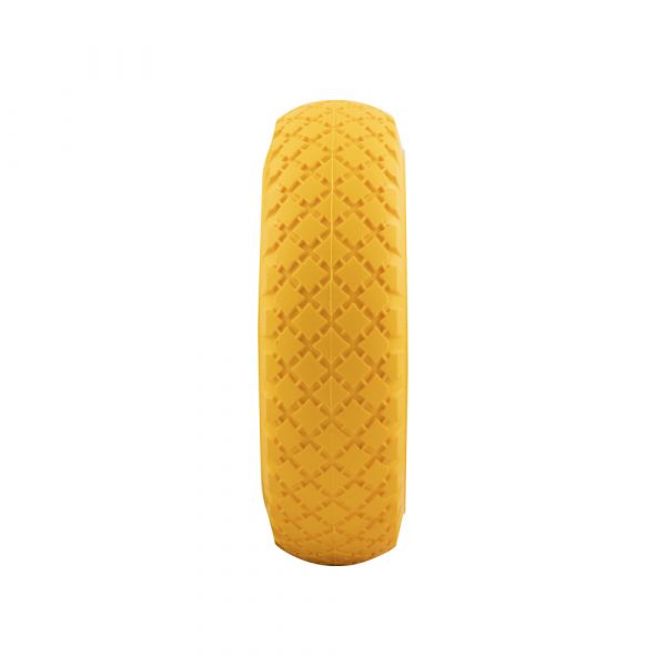 Anti-lek wiel 300x4 gele band, rode velg