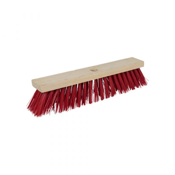 Gärtner Besen Nylon Rot 40 cm.