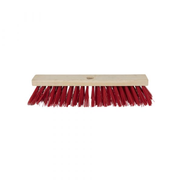 Gärtner Besen Nylon Rot 40 cm.
