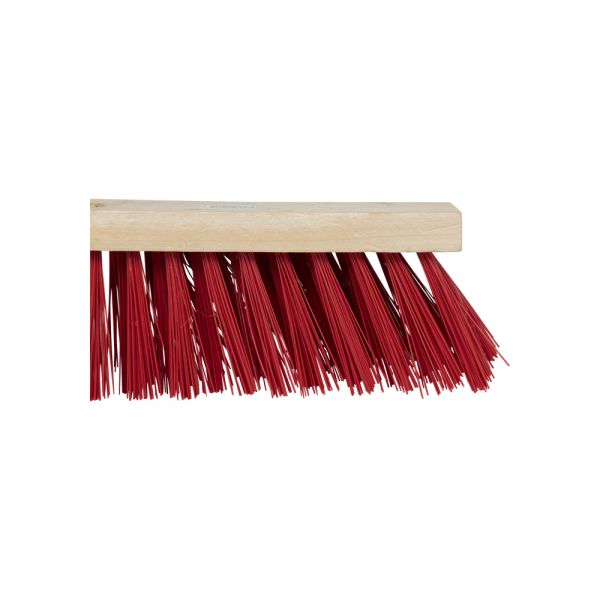 Gärtner Besen Nylon Rot 40 cm.