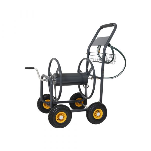 Gardengear slangen haspelwagen 4 wielen