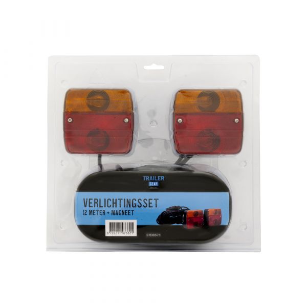 TRAILERGEAR Beleuchtungsset 12 m 7-polig + Magnet
