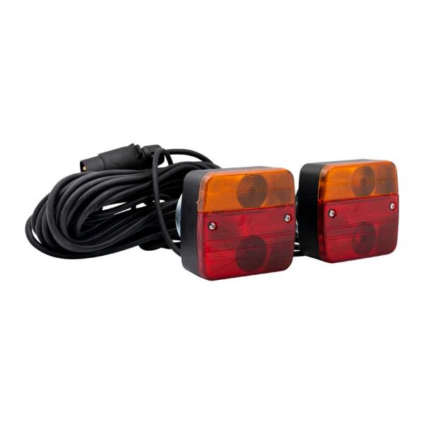 TRAILERGEAR Beleuchtungsset 12 m 7-polig + Magnet
