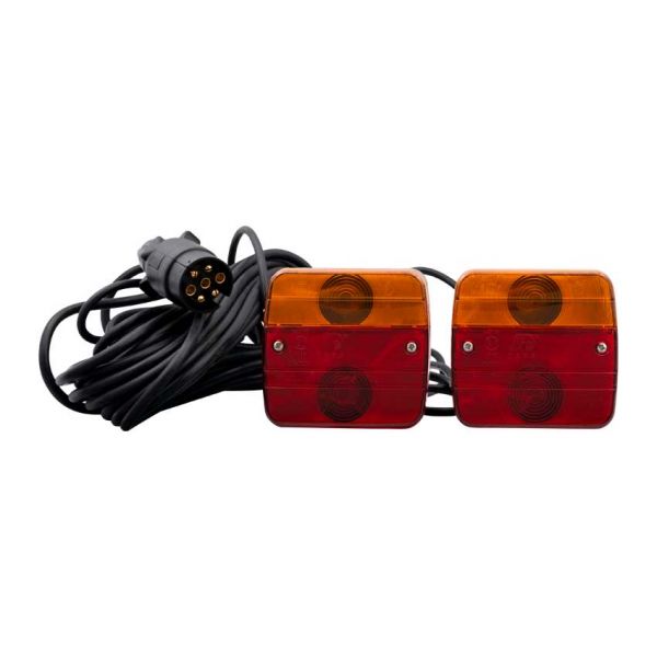TRAILERGEAR Beleuchtungsset 12 m 7-polig + Magnet