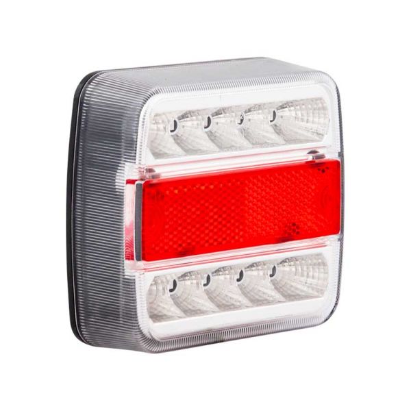TRAILERGEAR Rücklicht 98x105mm. LED Weiß L=R