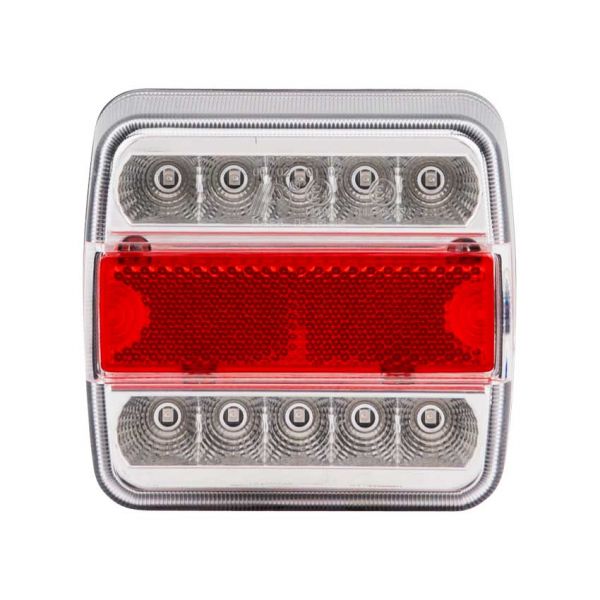 TRAILERGEAR Rücklicht 98x105mm. LED Weiß L=R