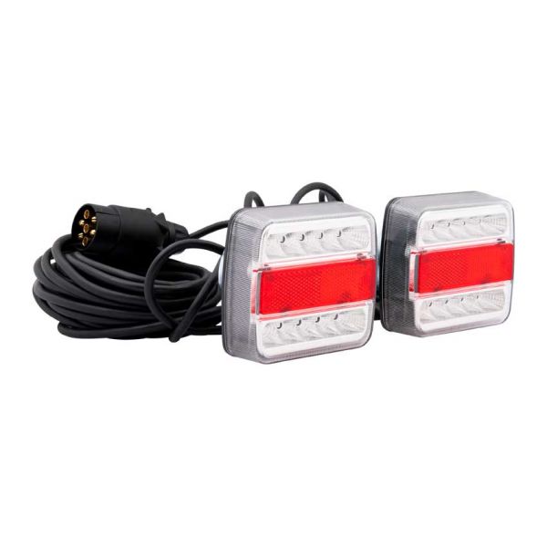 TRAILERGEAR Beleuchtungsset + Magnet LED 7,5 m 7-polig
