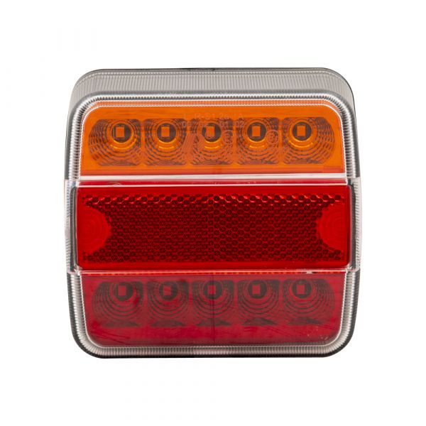 TRAILERGEAR Rücklicht 10x10cm. LED-Farbe