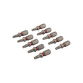 Schraubendreherbit 25 mm TX-15 rot 10x