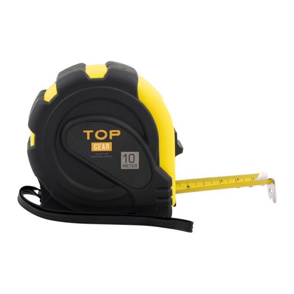 Topgear rolbandmaat 10 mtr, rubber grip blister