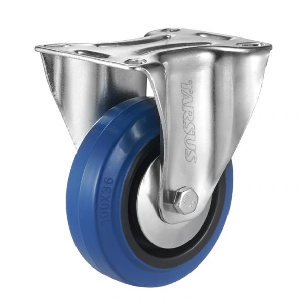 Tarsus bokwiel 125 mm. blauw
