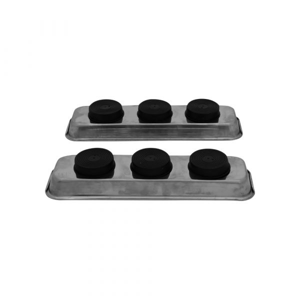 Magnetische Tabletts, 22,6 cm, 2 Stück