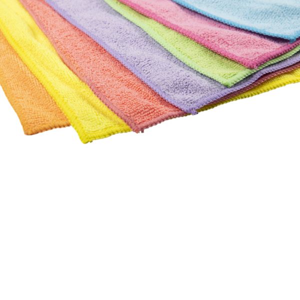 Set mit 7 Mikrofasertüchern