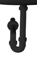 Siphon-Set für Spüle, schwarz