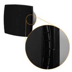 100-mm-Lüfter mit leisem Timer und Feuchtigkeitssensor, BLACK EDITION