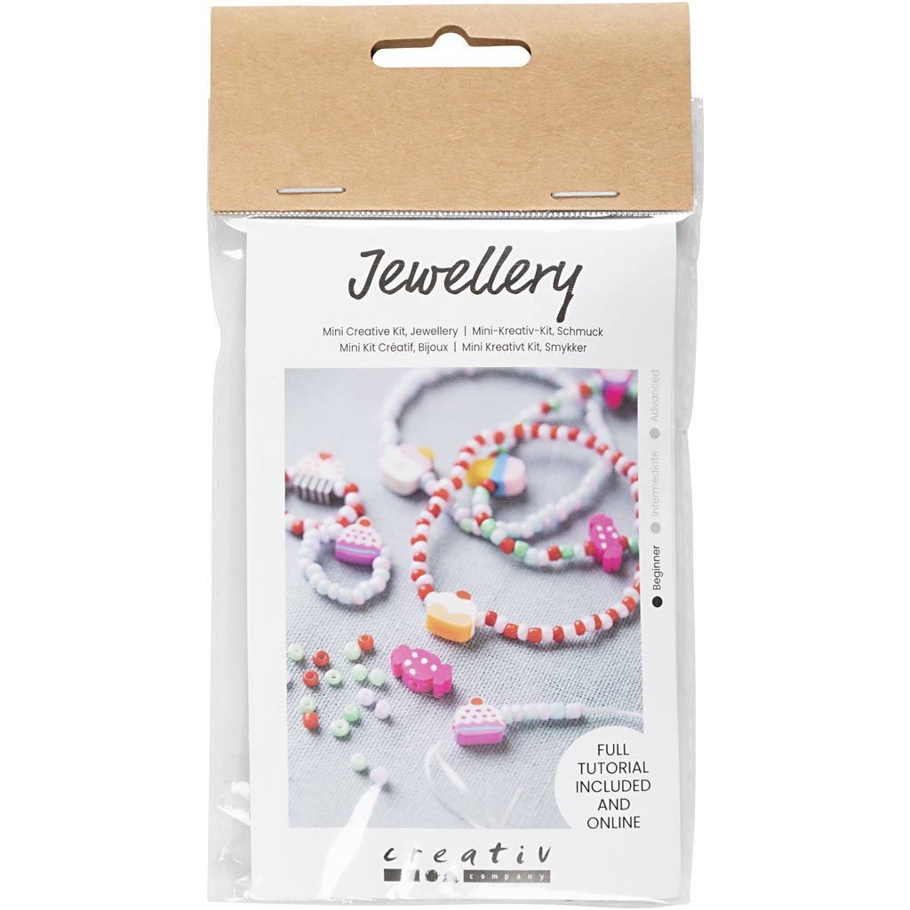 Creativ company mini hobbyset sieraden elastische armband en ring